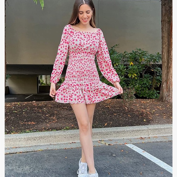 Long Sleeve Spring Summer Dress - Picture 5 of 6